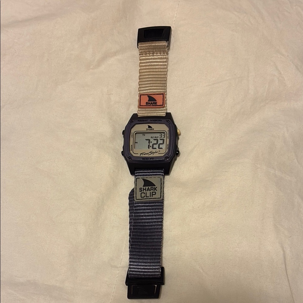 Freestyle Shark Clip Watch - Purple/ Black Tan